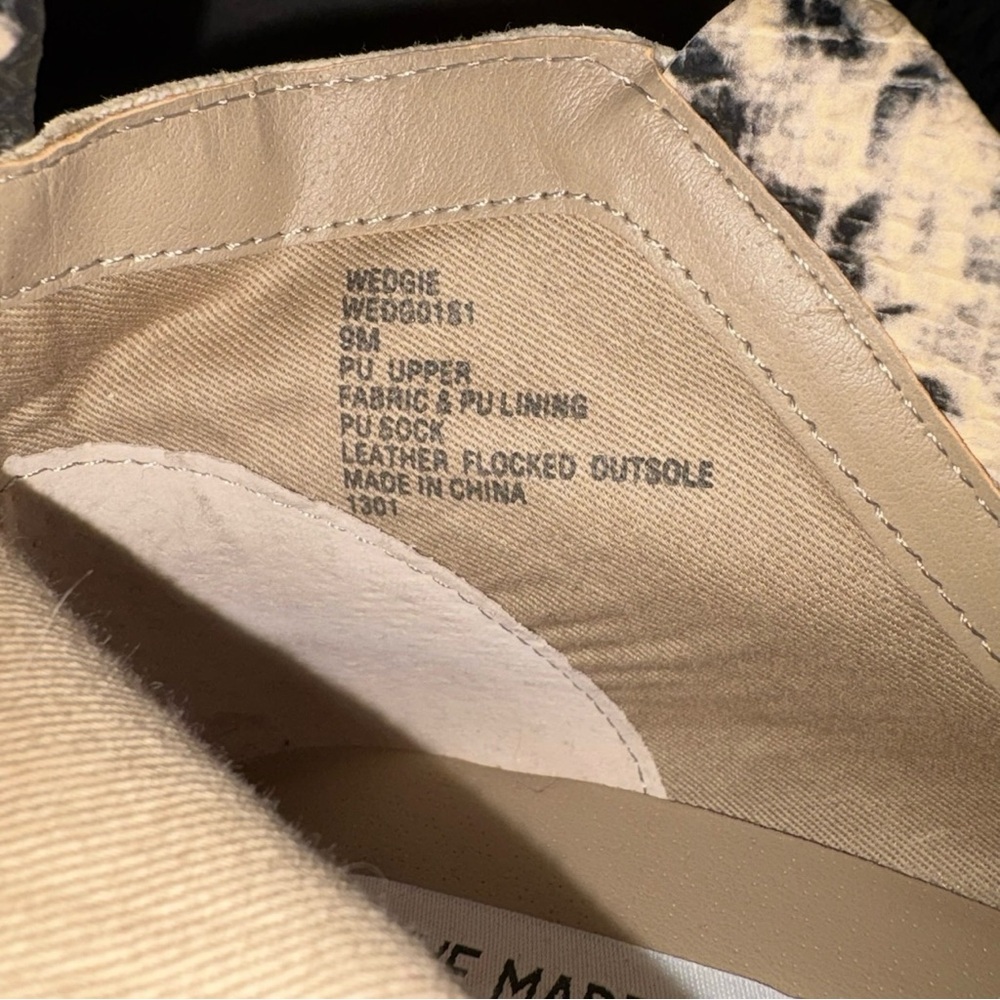 Steve Madden Wedgie Snake Python Print Platform A… - image 9